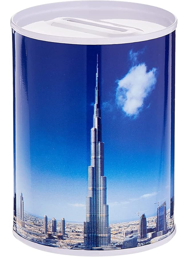 إيروريكس صندوق عملات معدنية، وعاء لحفظ الأموال، علبة صفيح، 7.5 - Image 1