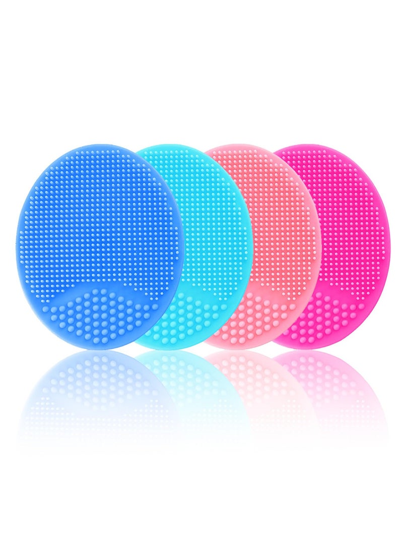 Face Scrubber, Facial Exfoliator, Face Scrub Brush, Soft Face Brush, Silicone Facial Cleansing Brush, Face Exfoliator Blackhead Acne Pore Cradle Cap Face Wash Brush for Deep Cleaning Skin Care 4 Pack - pzsku/Z8A6328A0D3358CC5DE6FZ/45/_/1736173680/19ca4d6e-46ce-4dc5-a25d-aab8dea1385c