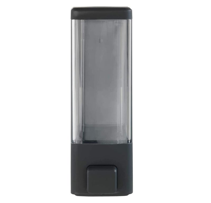 BATH GURU ABS Plastic Liquid Soap Dispenser Sanitizer Lotion Gel Shampoo Dish Wash Gel Dispenser for Bathroom Wash Basin Kitchen Sink 350Ml Pack of 3 Clear Black - Image 5