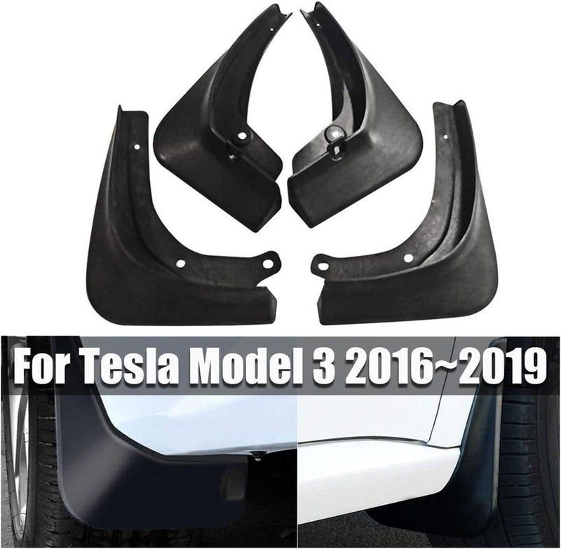 Wivplex Car Mud Flaps for Tesla Model 3 (2016-2019) - Image 5