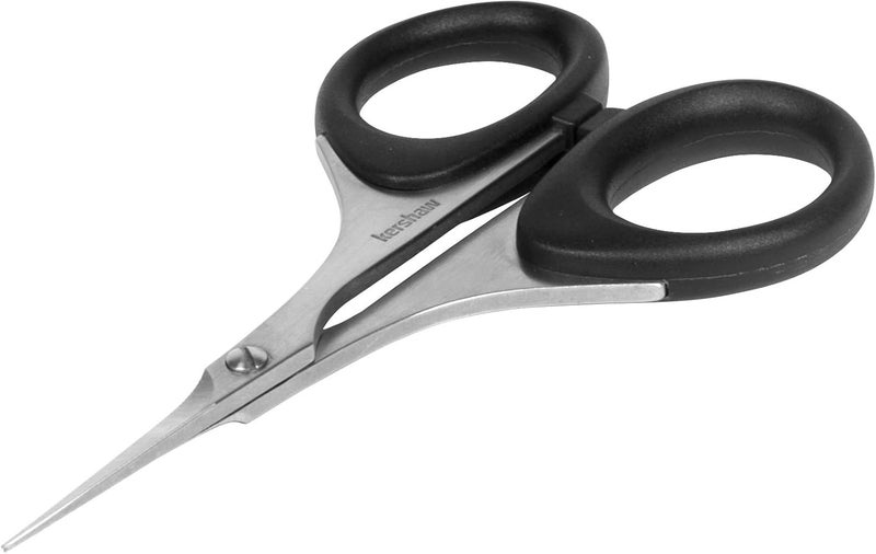 Kershaw Skeeter 3 Precision Fine Tip Scissors, Professional Grade for Fly Tying and Trimming (1216), Black, Regular - Image 4