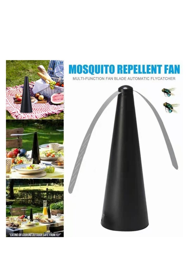 Generic Fly fan Portable Mosquito Repellent Fan Suitable For Stalls, Camping, Picnics, And Kitchen Flies  - Image 4