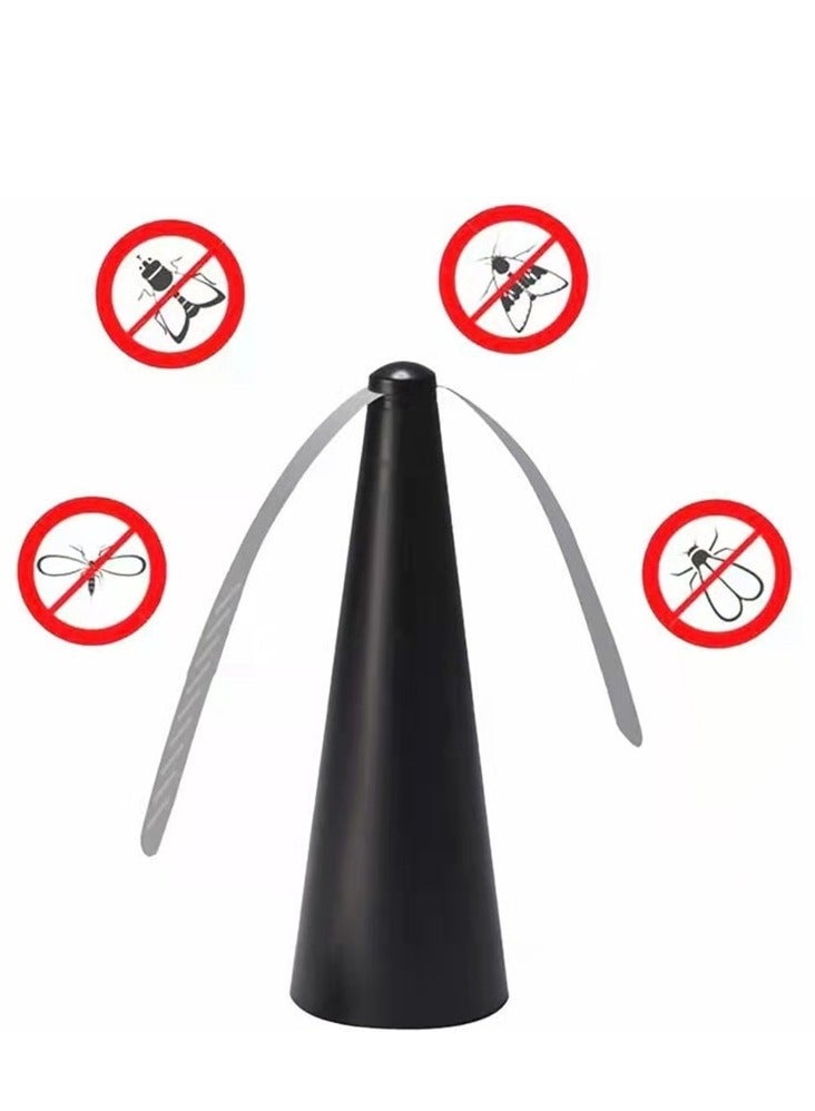 Generic Fly fan Portable Mosquito Repellent Fan Suitable For Stalls, Camping, Picnics, And Kitchen Flies  - Image 1