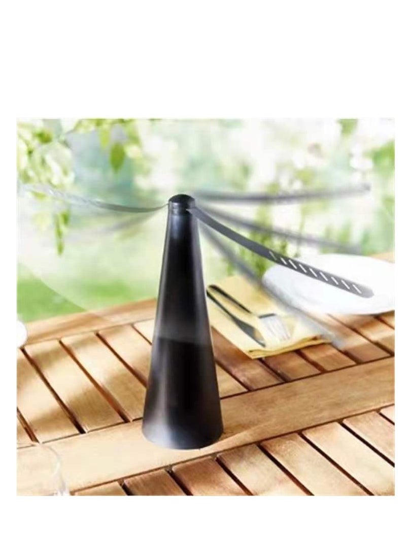 Generic Fly fan Portable Mosquito Repellent Fan Suitable For Stalls, Camping, Picnics, And Kitchen Flies  - Image 3