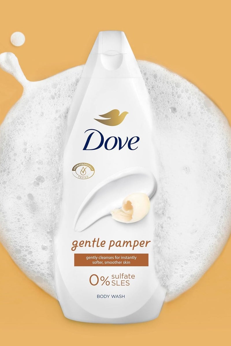 دوف غسول الجسم اللطيف 720 ملجل استحمام لطيف بزبدة الشيا والفانيليا 720 مل - Image 2