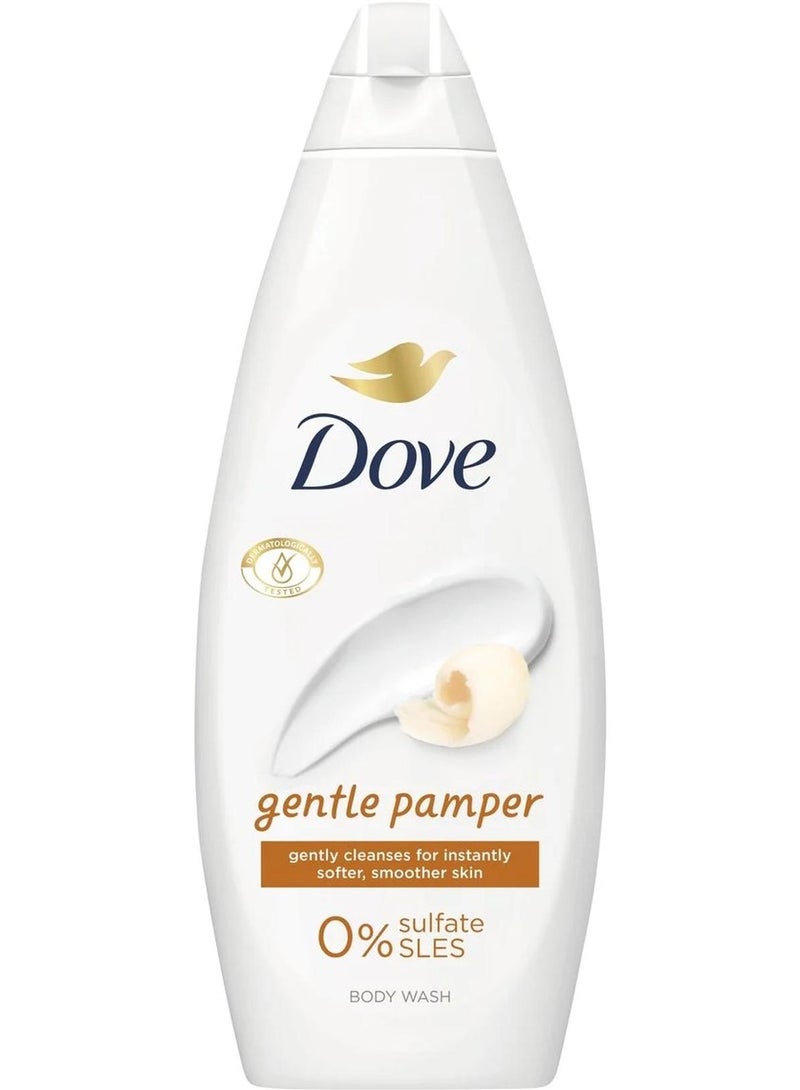 دوف غسول الجسم اللطيف 720 ملجل استحمام لطيف بزبدة الشيا والفانيليا 720 مل - Image 1