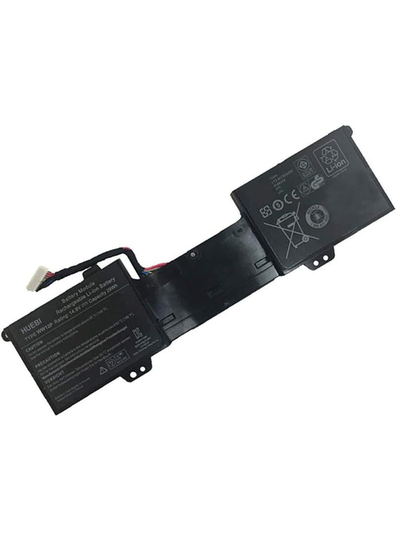 Terabyte WW12P 9YXN1 TR2F1 Laptop Battery for Dell Inspiron Duo 1090 Tablet PC Convertible（14.8V 29Wh） - Image 1