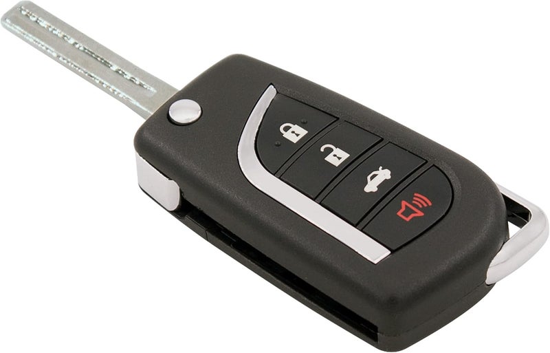 Keyless2Go مفتاح ريموت قابل للطي بديل Keyless2Go لتويوتا كامري وكورولا (عبوة 2) - Image 2