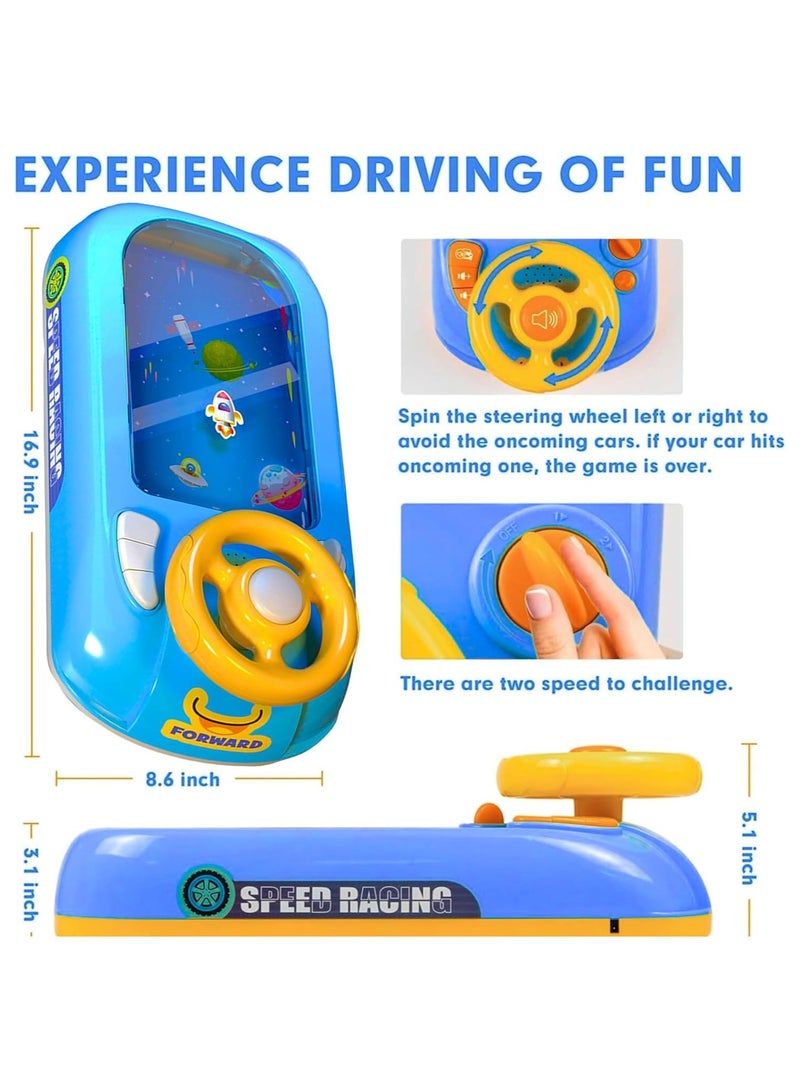 Musical Steering Wheel Toy,Fine Motor Skills Educational Toy,Desktop Gaming Device Music Funny Steering Wheel Toy,Simulation Steering Toys,Promote Child Parent Interaction for Boys Girls - Image 2