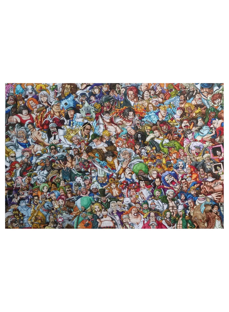 EBMINI One Piece King Puzzle Cartoon Welfare 1000 Pieces With Photo Frame 