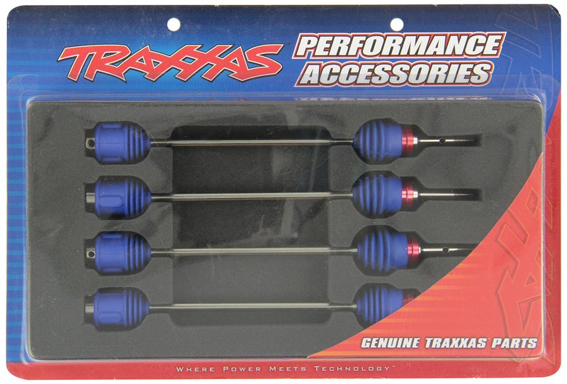 TRAXXAS عمود نقل الحركة الفولاذي Traxxas 5451R RevoMaxx مع الأغطية - Image 2