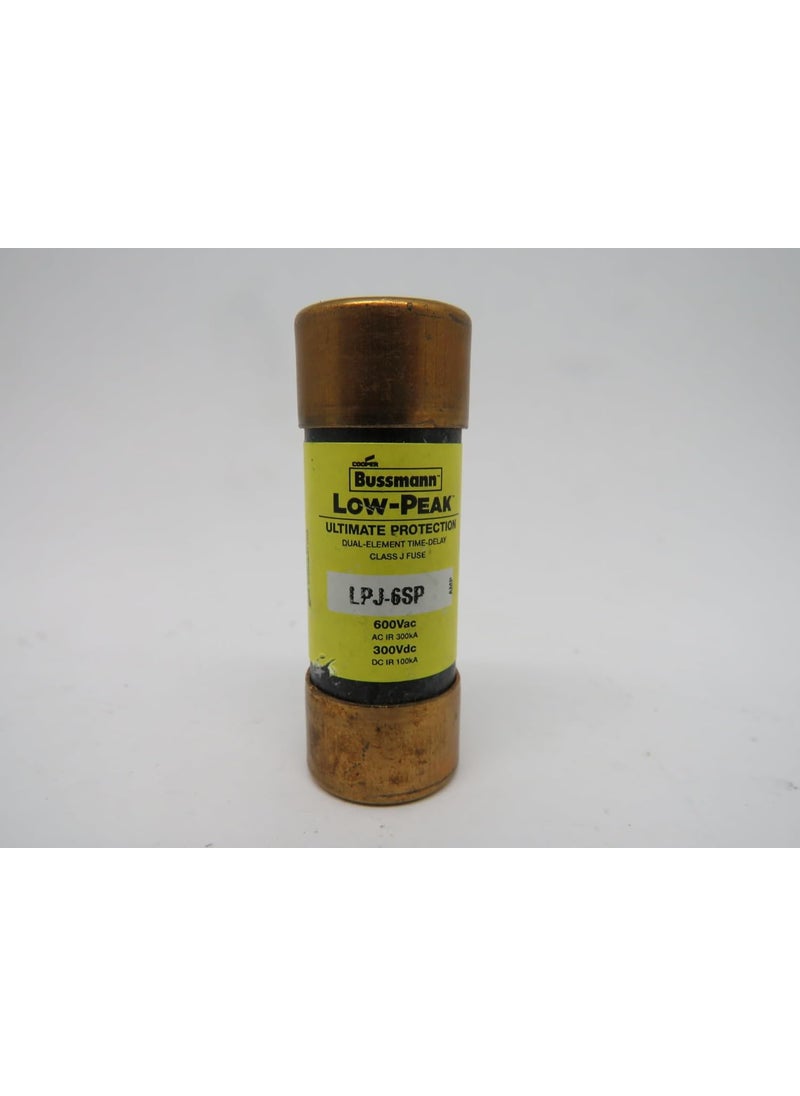 Bussmann Cooper Bussmann LPJ6SP Class J LowPeak Time Delay Fuse  - Image 1