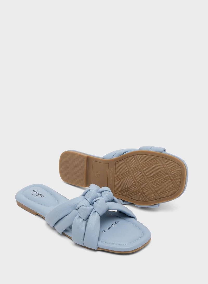 جينجر صندل نسائي مسطح - Image 3