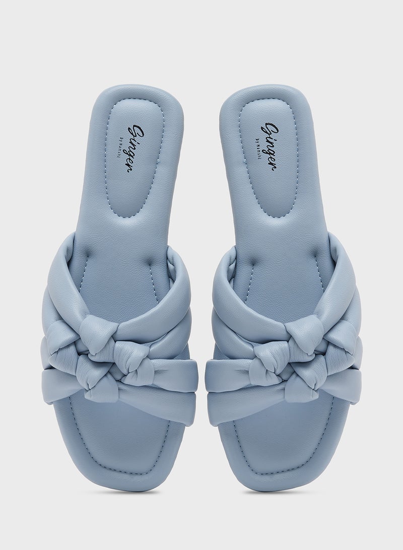 جينجر صندل نسائي مسطح - Image 4