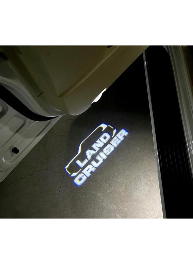 Vierex Land Cruiser Door Logo Light for Toyota Land Cruiser LC300 LC200 2008–2024 | Ultra Bright LED Welcome Light | No-Fade HD Logo Projector | Original LC300 Design Car Accessories - Image 1