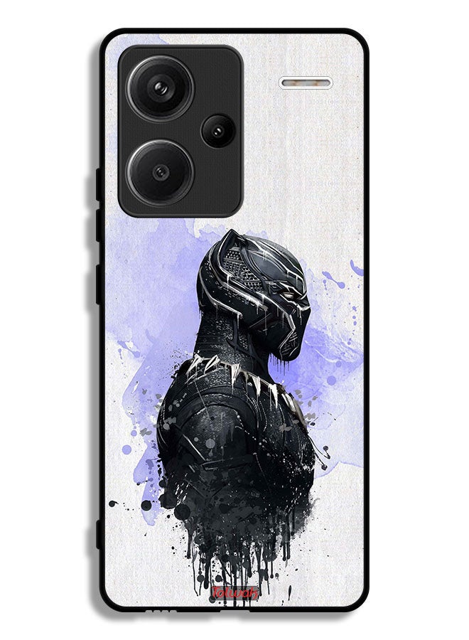 Tolwak Xiaomi Redmi Note 13 Pro Plus Protective Case Cover Black Panther - Image 1