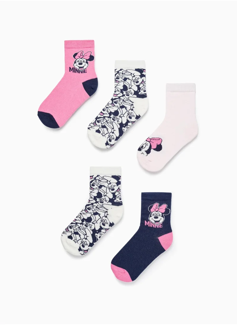 Zippy Zippy 5-Pack Cotton Socks For Girls