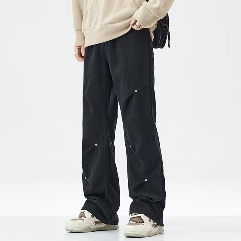 Unisex Classic Denim Jeans Loose Fit Daily Outdoor Wear - Image 2