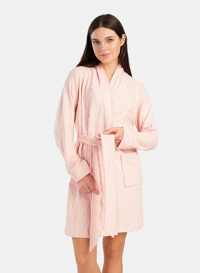 Carina Jacquard Knitted Robe  - Image 1