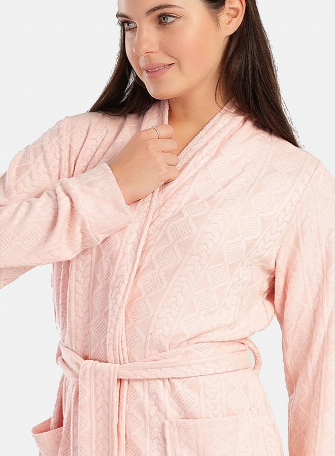 Carina Jacquard Knitted Robe  - Image 3