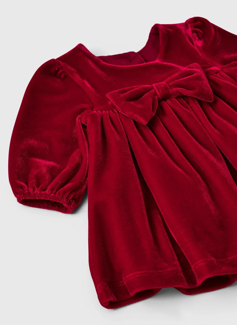 Matalan Baby Red Velour Dress