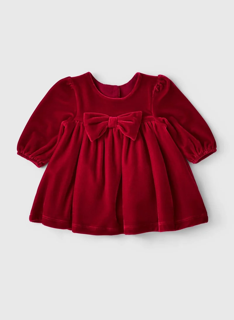 Matalan Baby Red Velour Dress