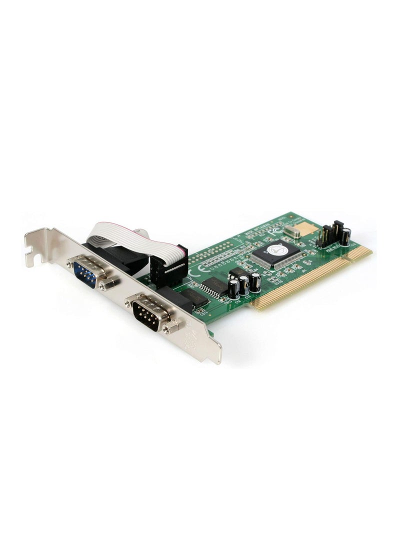 "بطاقة محول التسلسلي RS-232 من StarTech.com PCI2S550 مع UART 16550، منفذي PCI" - pzsku/Z8A642D7AA772552EA8C8Z/45/1741759266/ba2ee75f-14a0-45d0-a19c-616ffd82b6f1