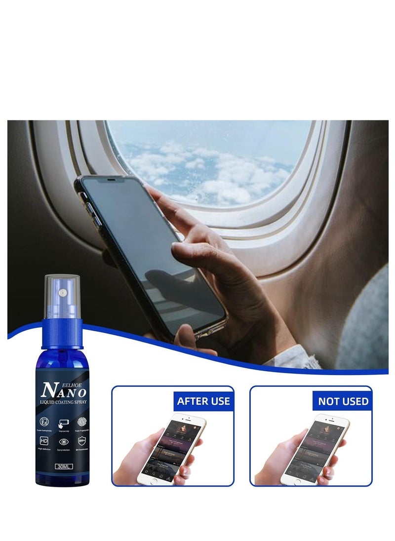 EELHOE Premium Liquid Glass Coating Spray for Mobile Screens - Advanced Waterproof and Oil-Resistant Protection 30ml - Image 3