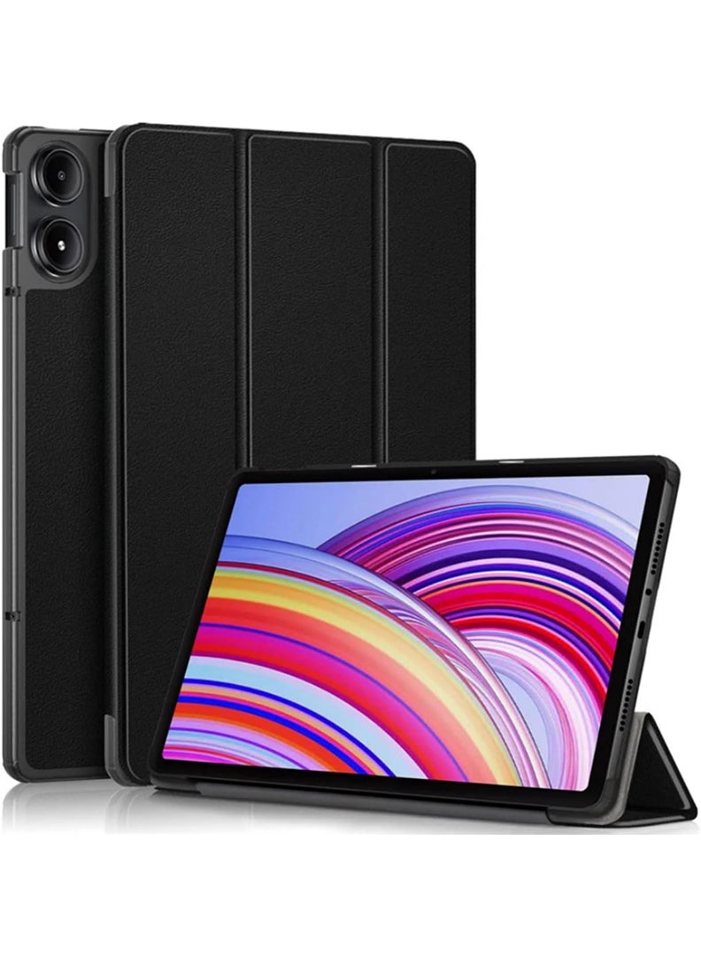 Theodor Protective Flip Case For Xiaomi Redmi Pad Pro (2024) With Trifold Stand Auto Wake Sleep Shockproof Cover - Image 1