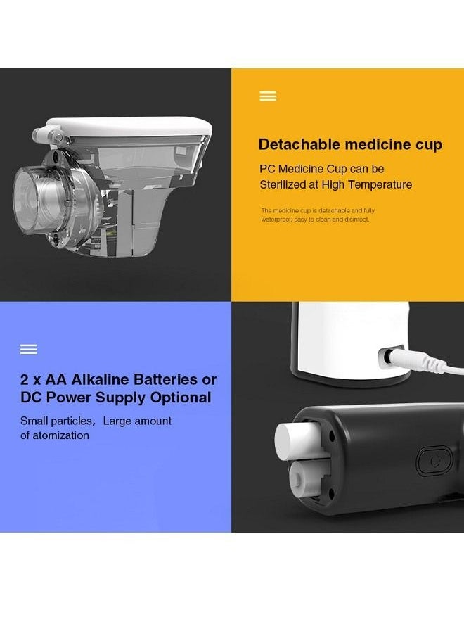 McDou - Household handheld nebulizer Ultrasonic atomization portable handheld micro-net child atomizer - Image 1