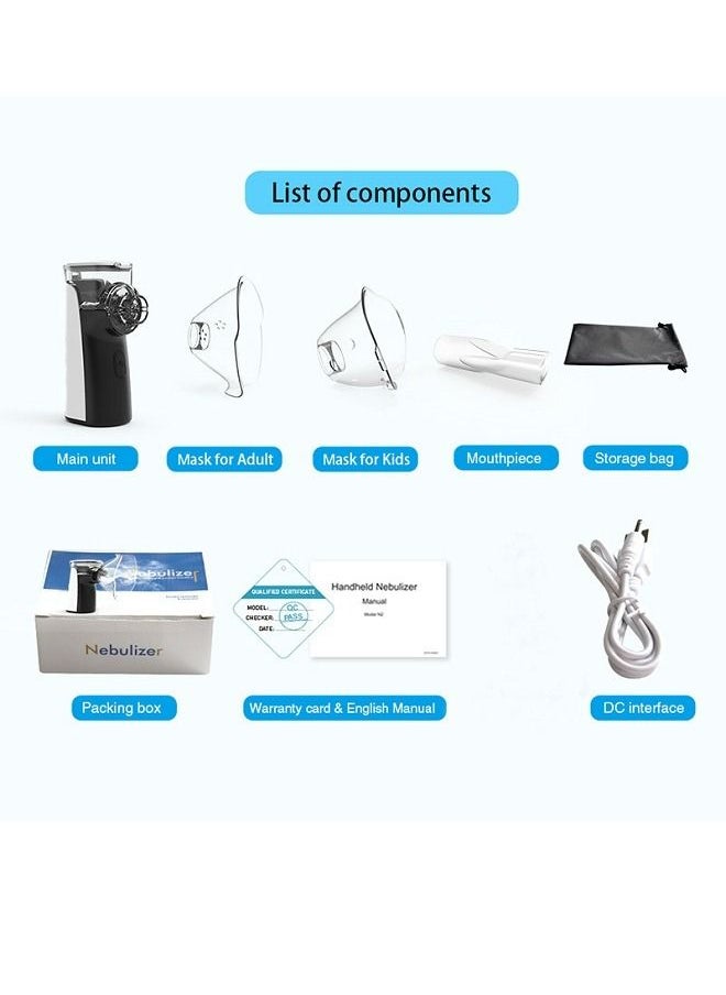 McDou - Household handheld nebulizer Ultrasonic atomization portable handheld micro-net child atomizer - Image 1