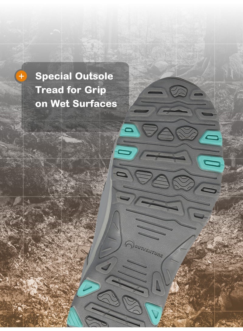 Outventure Women’s Half-Boots - Beaver 2 W Light Grey,  Durable & Comfortable Outdoor Boots with Warm Lining & Slip-Resistant Sole - Image 3