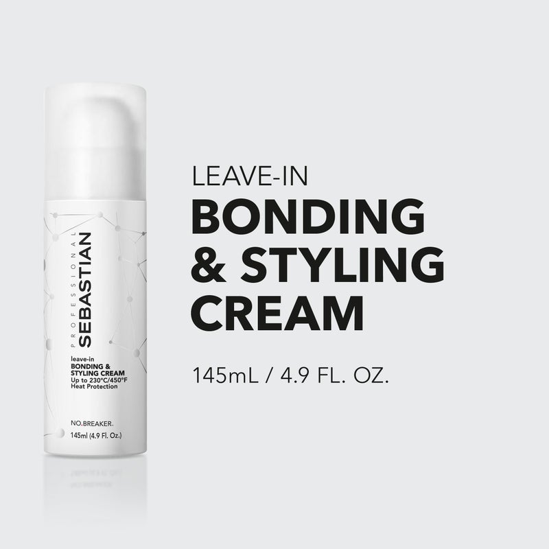 Sebastian Professional No.Breaker Bonding & Styling Leave-in Cream | Intense Hair Conditioning Cream with Heat Protection | 72 HR Frizz-Free, Flexible Hold | 4.9 fl oz - Image 2