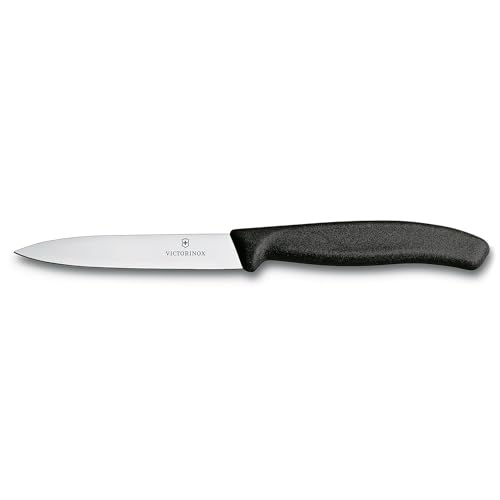 Victorinox Swiss Army 6.7703 Swiss Classic Straight Paring Knife Black 4 in - Image 1