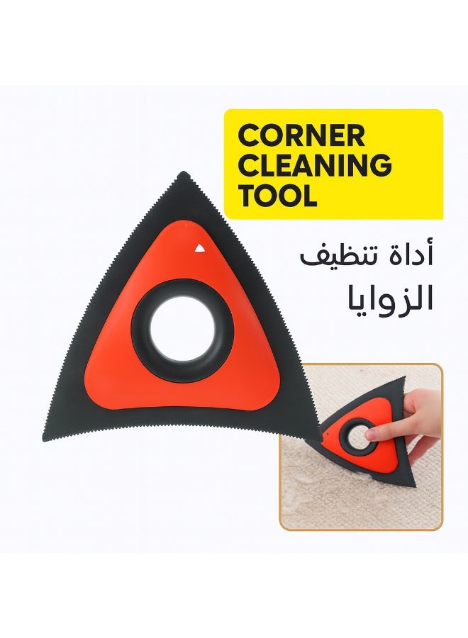 Triangle Pet Hair Remover Brush Cat Dog Hair Remover, Reusable Professional Lint Remover, Brush Cleaning For Couch, Furniture, Carpet, Blankets, Car, Bed, Sofa - Image 1