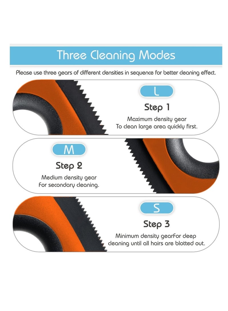 Triangle Pet Hair Remover Brush Cat Dog Hair Remover, Reusable Professional Lint Remover, Brush Cleaning For Couch, Furniture, Carpet, Blankets, Car, Bed, Sofa - Image 2