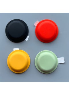 Applicable To For Apple Airtags Protective Case Airtgas Silicone Four-in-one Positioning Tracker Protective Soft Case-Color:Black + White + Grass Green + Red-Applicable Model:For Apple Airtags