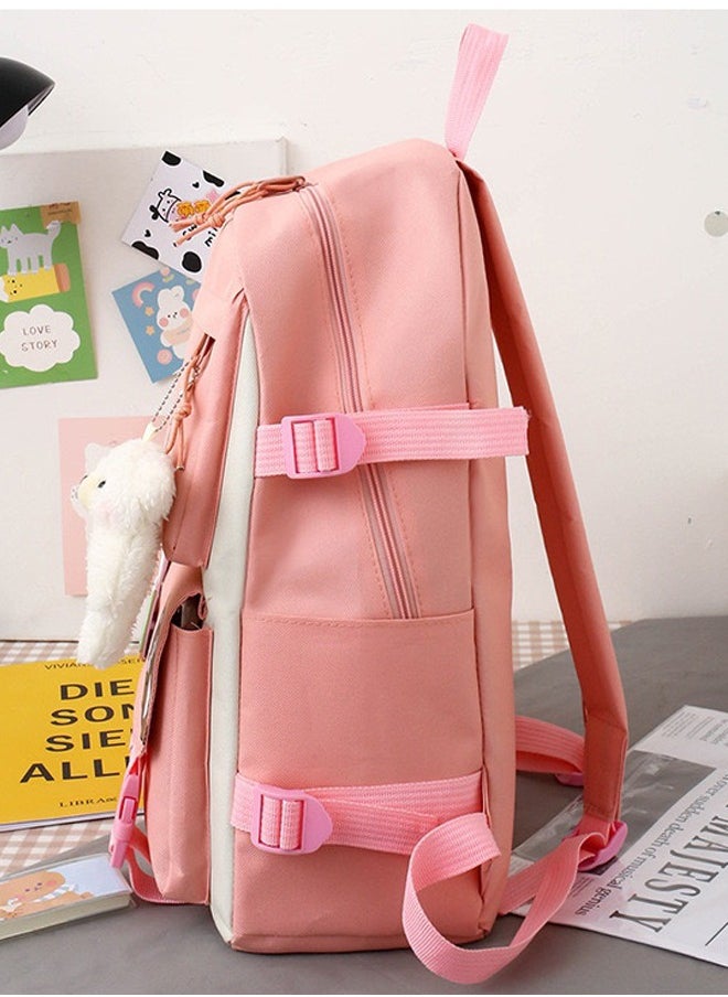 Generic - 5 Piece Back to School Backpack Bookbag,Set Including Backpack Handbag Pencil Bag Lucky Bag,Waterproof And Large CapacityWith Side Storage Bag - Image 1