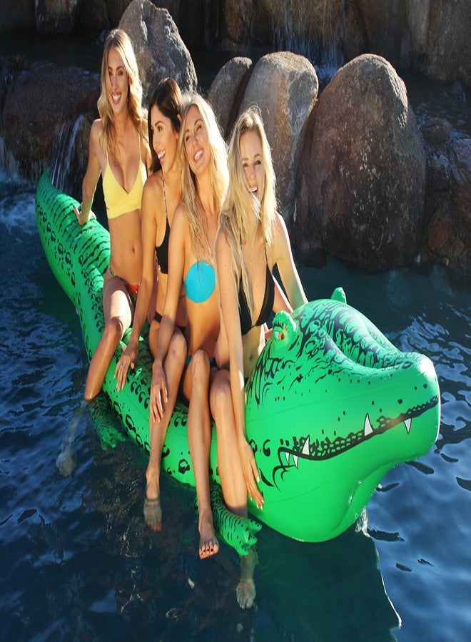 GoFloats BigAl' Giant Inflatable Alligator, Premium Quality and over 11 ft long - Image 3