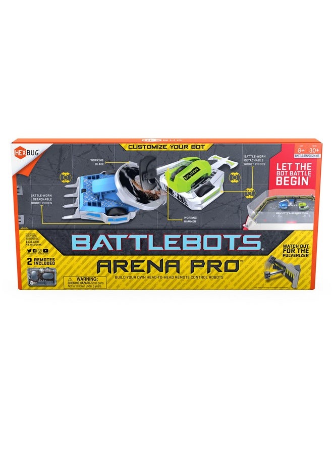 Hexbug HEXBUG BattleBots Arena Pro, Remote Control Robot Toys for Kids with Over 100 Configurations, STEM Toys for Boys & Girls Ages 8 & Up, Batteries Included  - Image 5