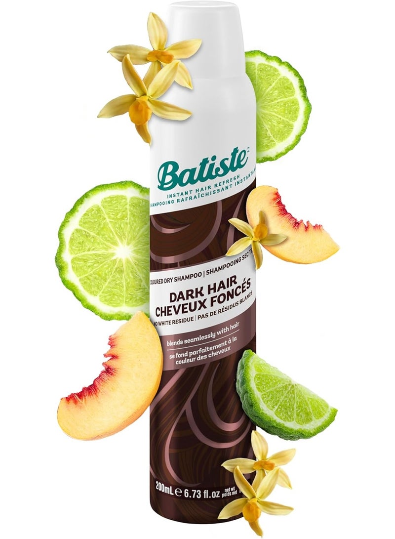 Batiste Dry Shampoo, A Hint Of Colour For Dark Hair, 200 g