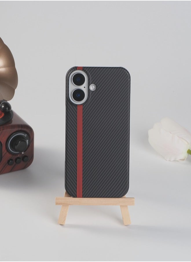 ShebSheb - Fine Black Striped iphone Case for iPhone 16 - Image 1