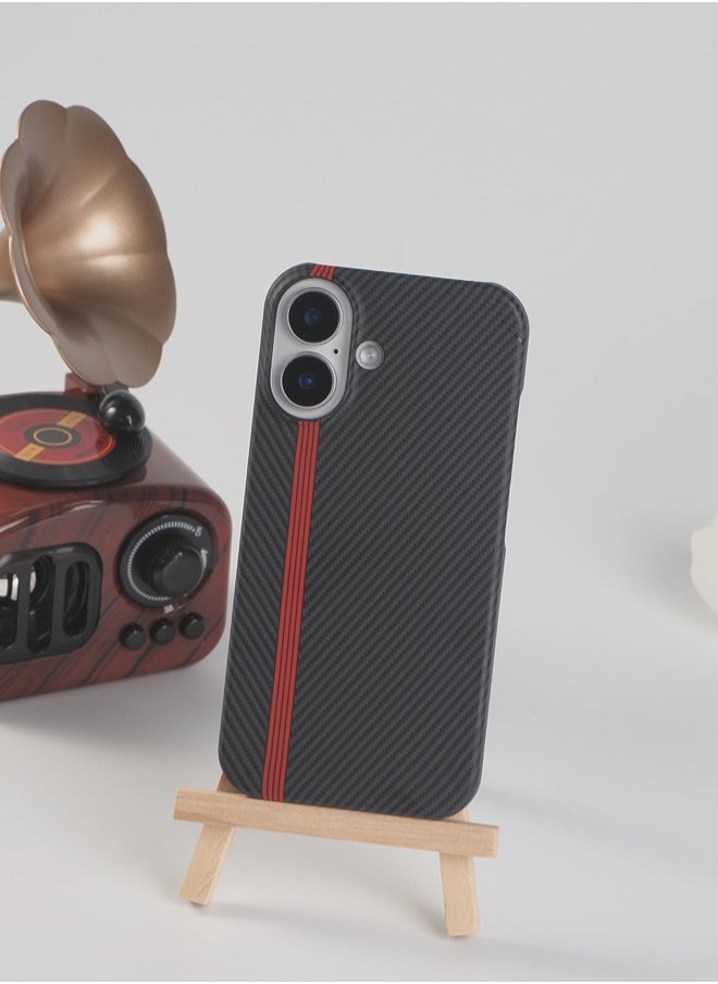 ShebSheb - Fine Black Striped iphone Case for iPhone 16 - Image 1