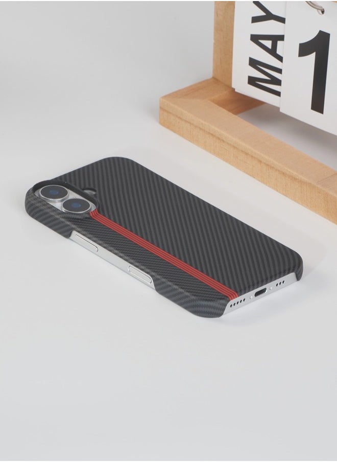ShebSheb - Fine Black Striped iphone Case for iPhone 16 - Image 1
