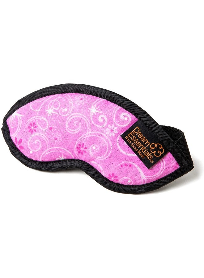 Dream Essentials Hush Children's Travel and Sleep Mask - Handmade in The USA (Pink Fairy Dust) - Image 2