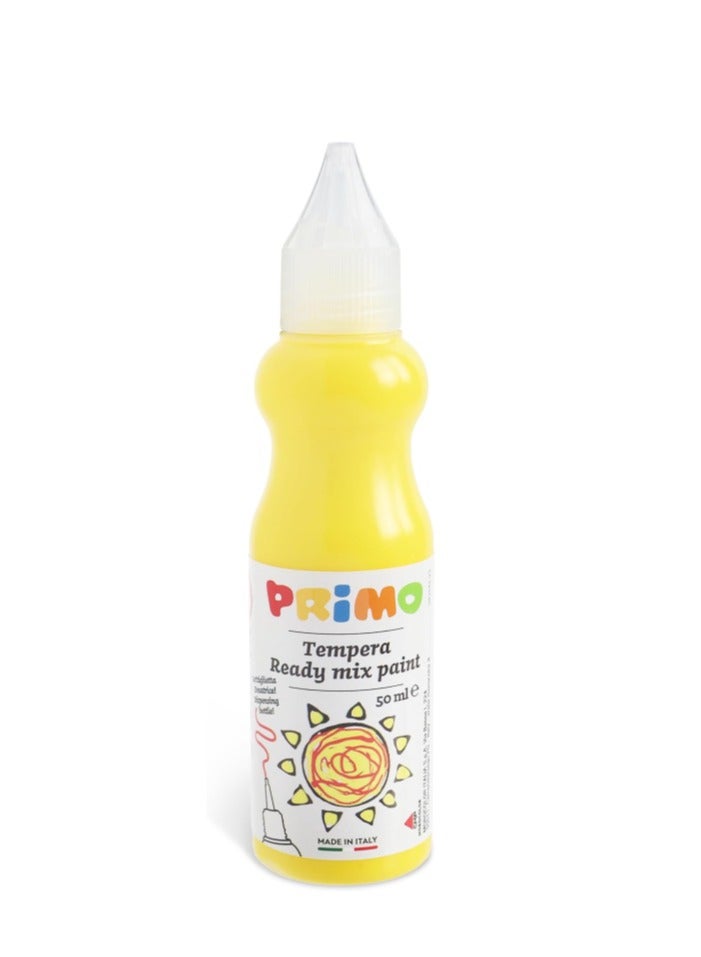PRIMO Tempera Paint Bottle, 50ml, Basic Yellow, Non-Toxic, Convenient, for Little Artists by Primo - Image 2