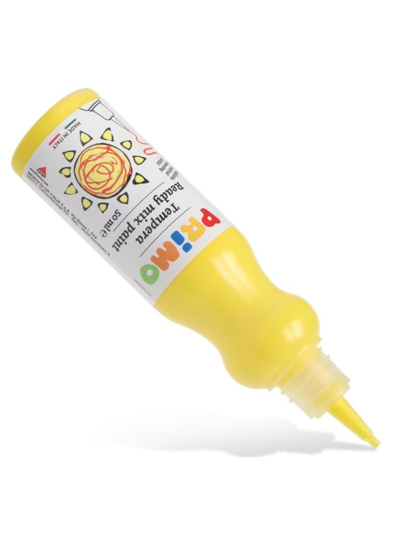 PRIMO Tempera Paint Bottle, 50ml, Basic Yellow, Non-Toxic, Convenient, for Little Artists by Primo - Image 3