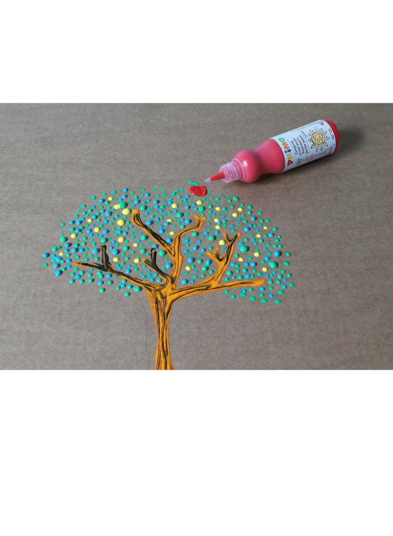 PRIMO Tempera Paint Bottle, 50ml, Basic Yellow, Non-Toxic, Convenient, for Little Artists by Primo - Image 5