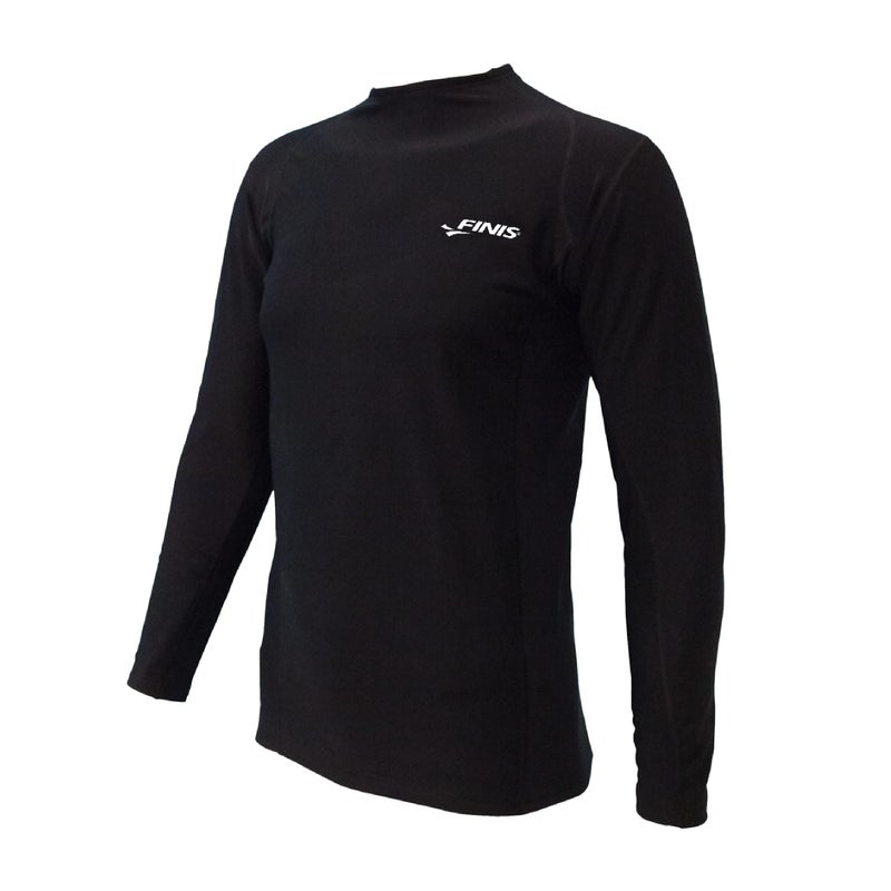 FINIS Thermal Swim Shirt - Heat-Retaining BiPoly Fabric - UPF 50 & Up UV Protection - Chlorine Resistant - Adult M - Image 1