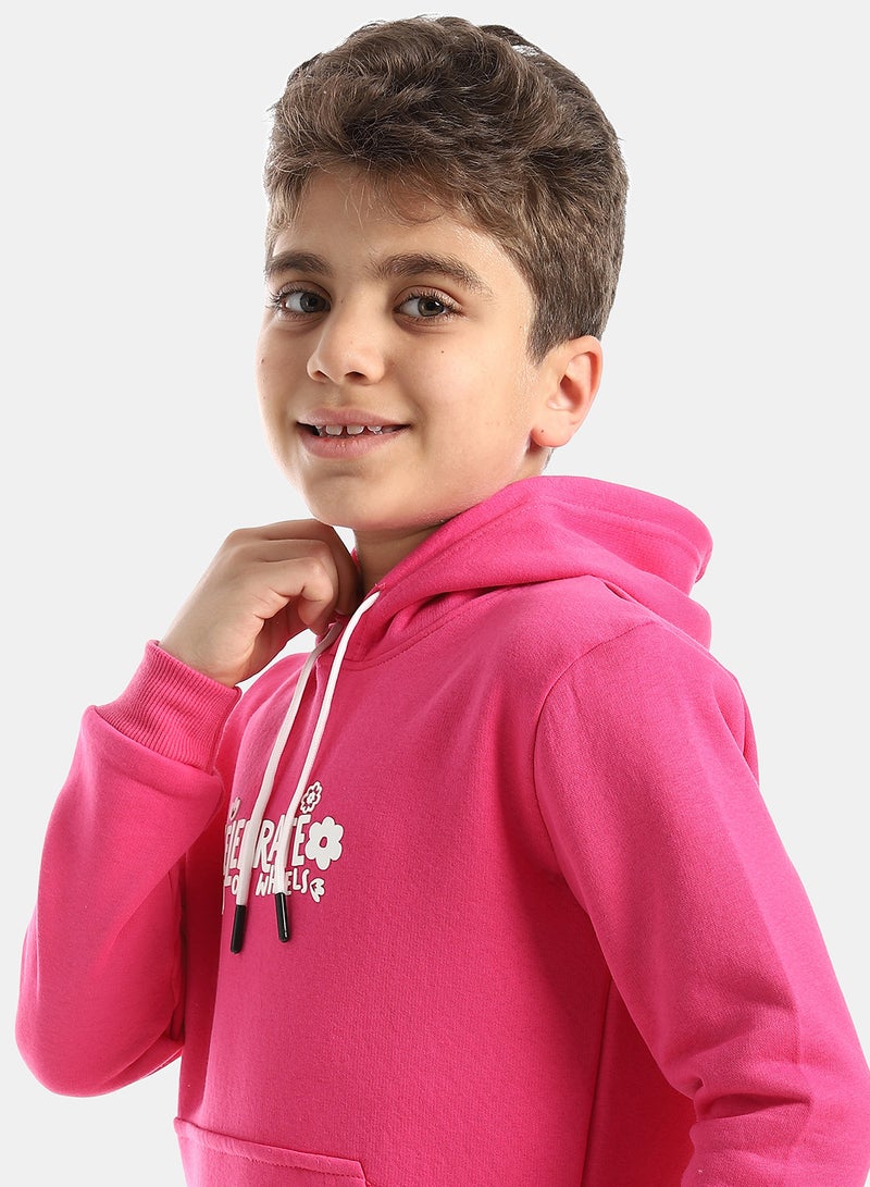 Andora Pink Sweatshirt Long Sleeves Printed pattern - Image 4